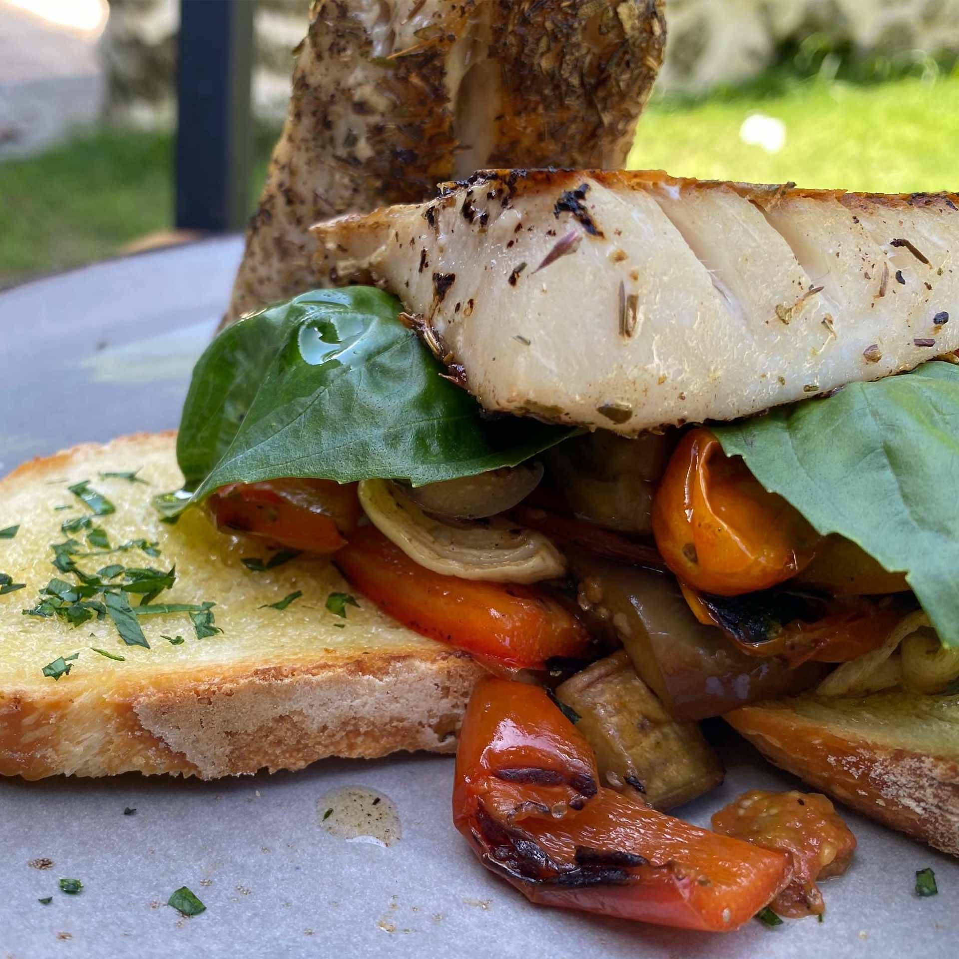 grilled barramundi